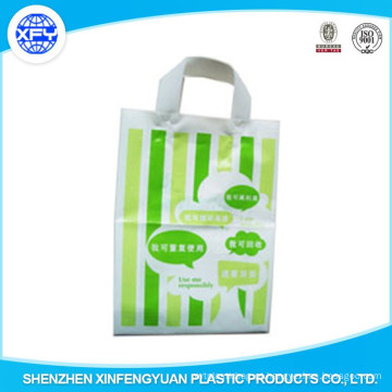 Fabricante Custom Logo Handle sacos de plástico para embalagem